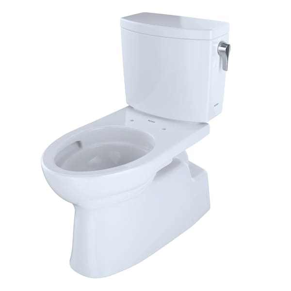 Toilet Bowl, 1.0 gpf, Tornado Flush, Floor Mount, Elongated, Cotton